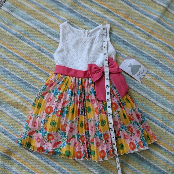 ⭐ 🆕 New Rare Editions floral Spring/Easter/Mother's day dress 2T - Picture 10 of 15
